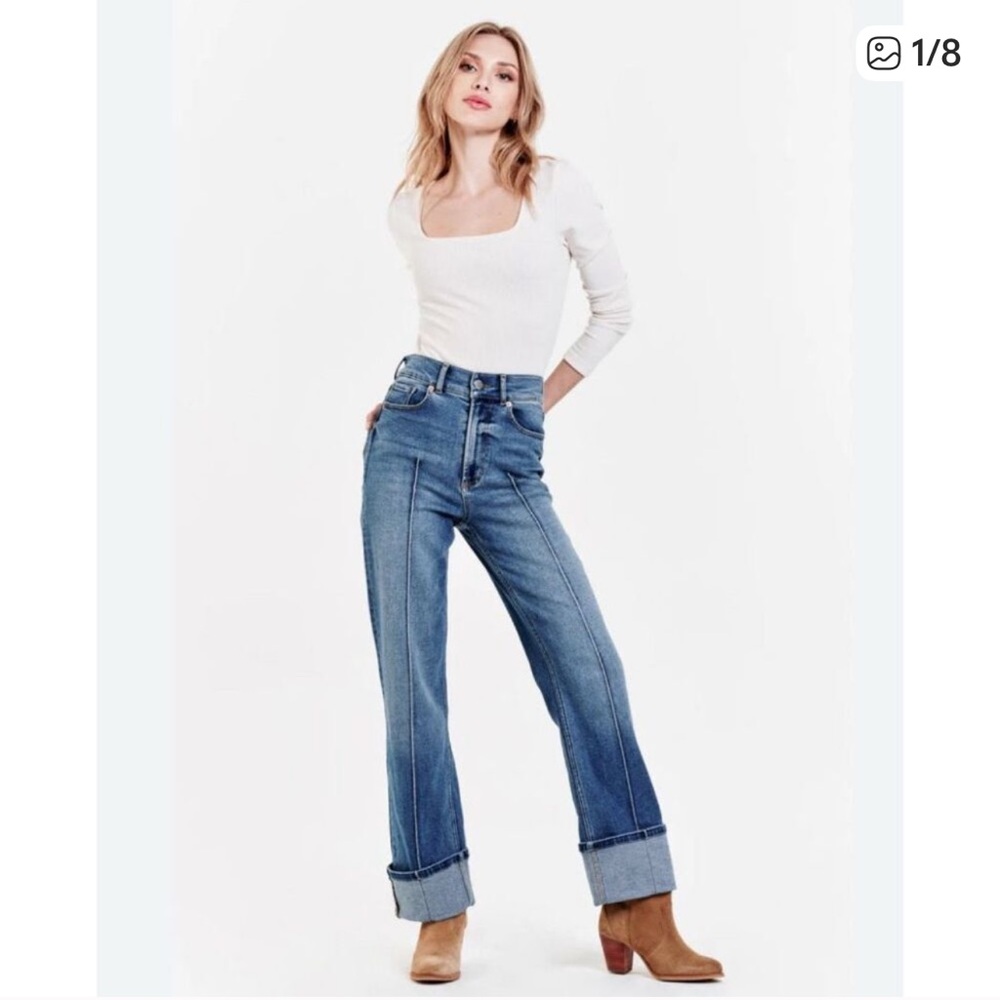 Dear John High Rise Cuffed cropped Jeans in 24 HOLLY STRAIT